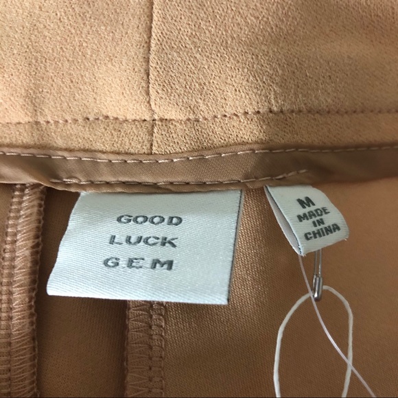 GOOD LUCK GEM ANKLE LENGTH PANTS POCKETS ZIP MED - Picture 5 of 7
